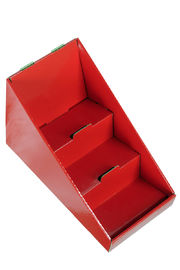 Cosmetic display paper shelf for promotion Cardboard cosmetic display stand