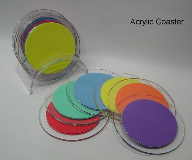 High Quality Beautiful Shape Acrylic Coasters