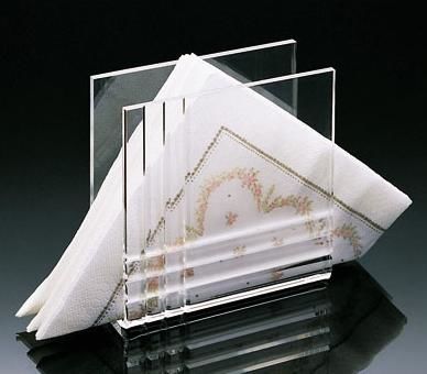 High Quality Fashion Shape Acrylic Serving Paper Tray