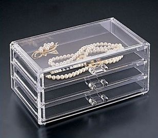 Quick Delivery Acrylic Jewelry Box With customer's Logo