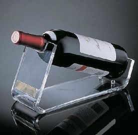 Restaurant Acrylic Wine Holder / Racks With Beautiful Shape