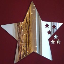 Five-pointed Star Shape Acrylic Mirror Sheets With Excellent Service