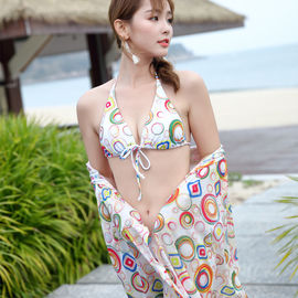 2018 Hot Sale High School Girls 3-Pieces Swimwear