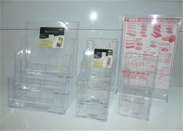 Clear Custom Acrylic display Products / acrylic brochure holders