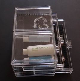Acrylic clear Makeup Case Cosmetic Drawer Box
