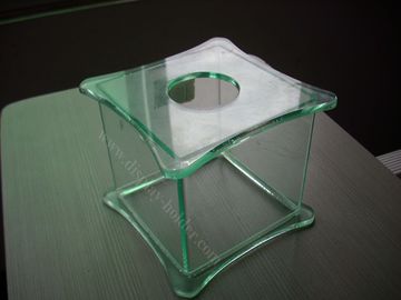 clear Translucent Green Acrylic Tissue Box