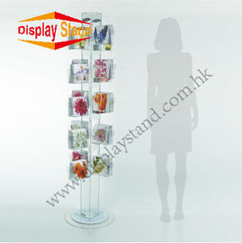 Promotional POP Clear Acrylic Display Stand , Advertising Display Shelf