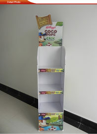 Durable Advertising Cardboard Display Stands With Varnish Coating