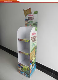 Durable Advertising Cardboard Display Stands With Varnish Coating