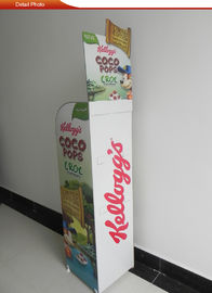 Durable Advertising Cardboard Display Stands With Varnish Coating