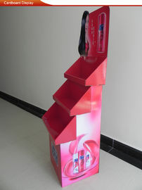 Stable Vertical Cardboard Display Stands With Pantone Color