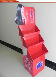 Stable Vertical Cardboard Display Stands With Pantone Color