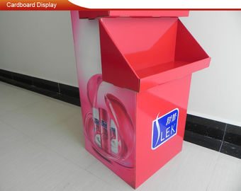 Stable Vertical Cardboard Display Stands With Pantone Color