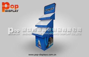 Customized Light Weight Cardboard Display Stands 3 Tiers for Exhibition
