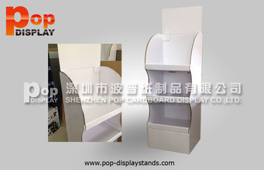 Recycable Cardboard Chocolate Display Stands Glossing Retail Shelving