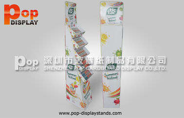 Supermarket Promotion Cardboard Floor Stand Paper Tictac Candy Display Shelves
