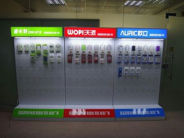 Advertising table top Acrylic Display Stands with hooks 120*2200*200mm