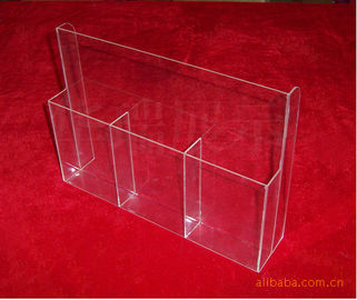 Advertising Clear Make Up Cosmetic Counter Top Display Stands With Color Uv Print