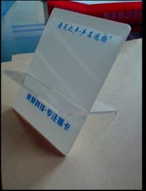 Supermarket / Hotel Acrylic Display Stands , Fashionable Table Top Display Stands