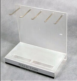 Home Decorative Clear Free Standing Flower Acrylic Display Stands 120*2200*200mm