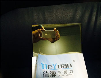 5mm Gold high impact acrylic sheet mirror For Dental utensils , Sticker
