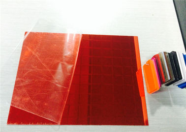 Red large Bending acrylic mirror sheet 4mm for Decorative profiles