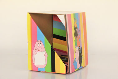 300gsm White Cardboard + E flute  Cardboard Box Display Stand Full Color For Gift