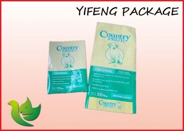 Stand Up Plastic With Zipper Pet Food Bags For Dog Cat Food Packaging