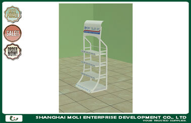 Digital printing  4 tier display stand , shop display racks for Lubricant oil