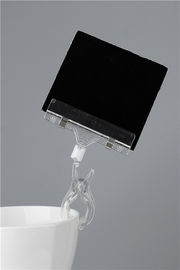 80mm Width Plastic Clip Sign Holders , POP Display Clip for Supermarket Shelf
