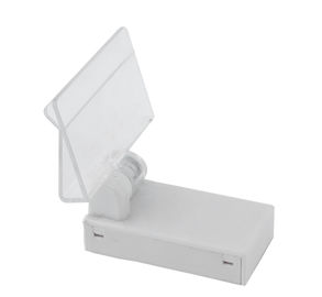 Magnetic Base Pop Clip Sign Holder , Metal Sign Holder Stands For Shelf 70mm Wide