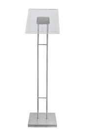 Tabletop Clear POS Sign Holder , Pop Poster Stand Holders With Two Hooks
