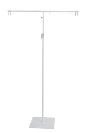 Adjustable Height POS Sign Holder Display Stand With White Powder Painting