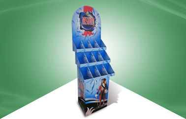 Promotional Shop Product floor standing display units , Cardboard Wine Display Units