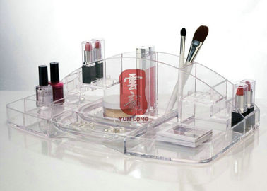 Clear Cosmetic Acrylic Display Stands , Acrylic Countertop Display
