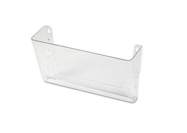 Office Desk Organizer Transparent Acrylic Display Stands With 3 Pocket