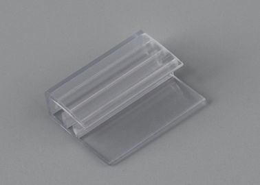 Customized Sign Holder Ragid and Flexible PVC , Hinges with Adhesive Bottom