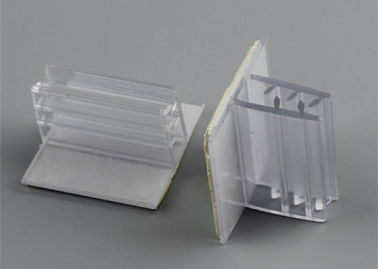 Sign Holder with Flexible Hinges, Adhesive Bottom, Swing Sign Holder