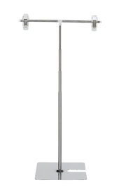 Pop Counter Retail Sign Holders , Poster Holder Clip 220-800mm Height