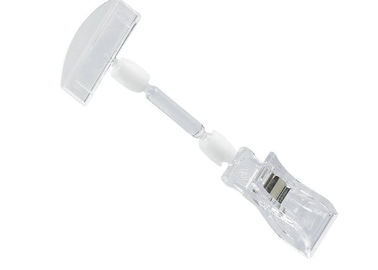 Clothing racks shelf label holders plastic for shop , store display hooks