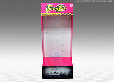 Rectangle Sidekick Display Stand , Wall-mounted corrugated pop displays