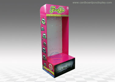 Rectangle Sidekick Display Stand , Wall-mounted corrugated pop displays