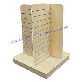 Customized MDF display stand with logo printed supplier