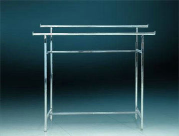 Double Side Clothes Display Stand For Shopping Malls , Supermarket