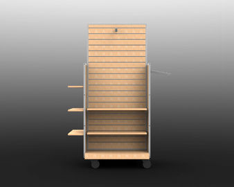 Practical Wooden Clothing Display Rack For Clothing Shop / Market