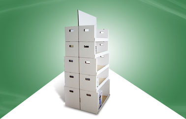 Five Shelf Double - face - show Cardboard display racks for Home Products