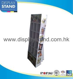Floor CD Stand Cardboard Display Stands with Pockets For Music CD Disks