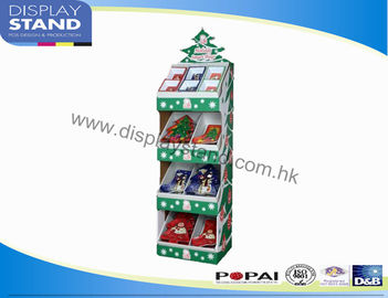 Paper Cardboard Display Stand , Custom Display for Christmas Decorations