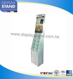 Full Color Cardboard Display Stands , Pop Display stand with Grid for Promation