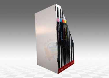 WaterProof  White Cardboard Display Stand For Umbrella Promotion